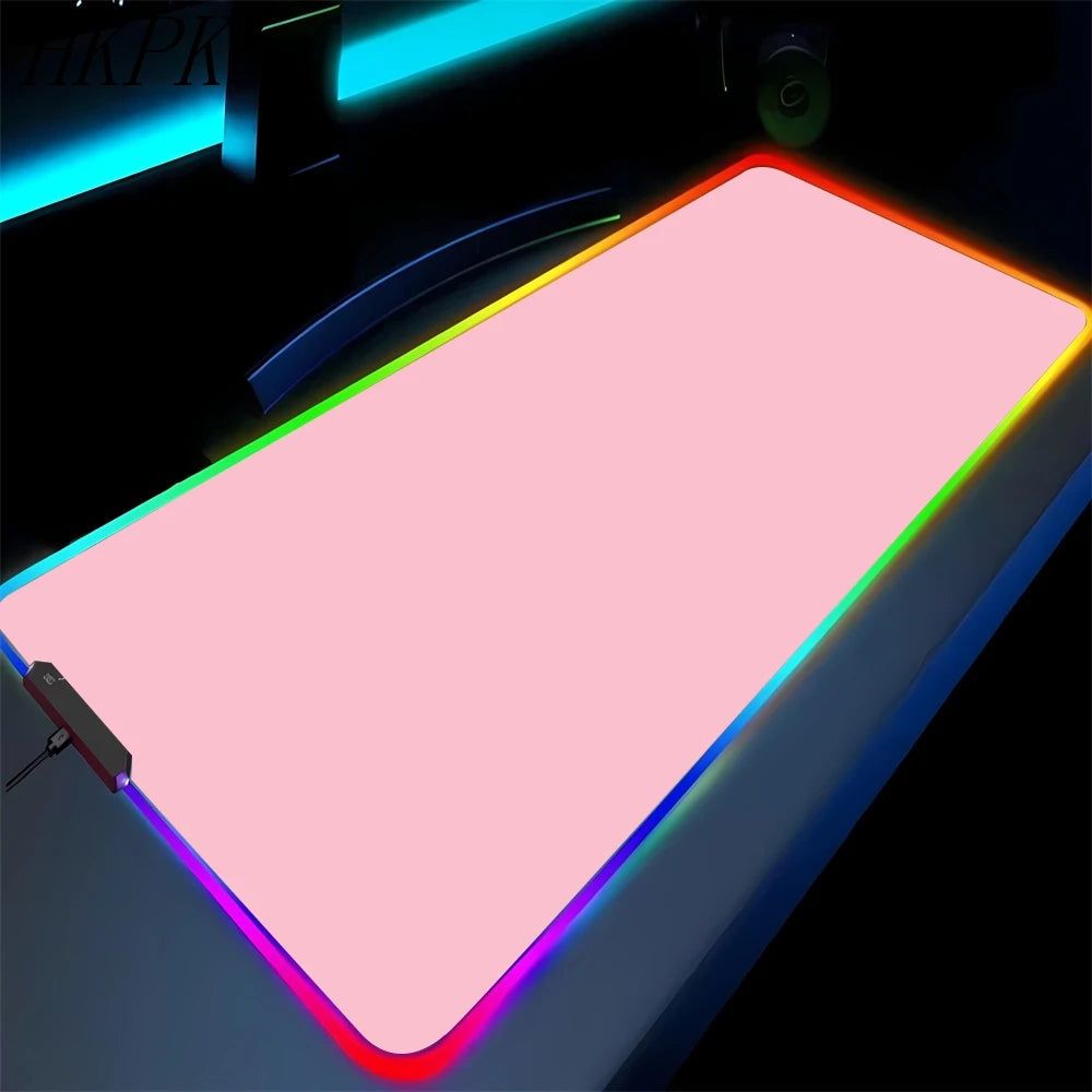RGB ergonomic gaming desk mat