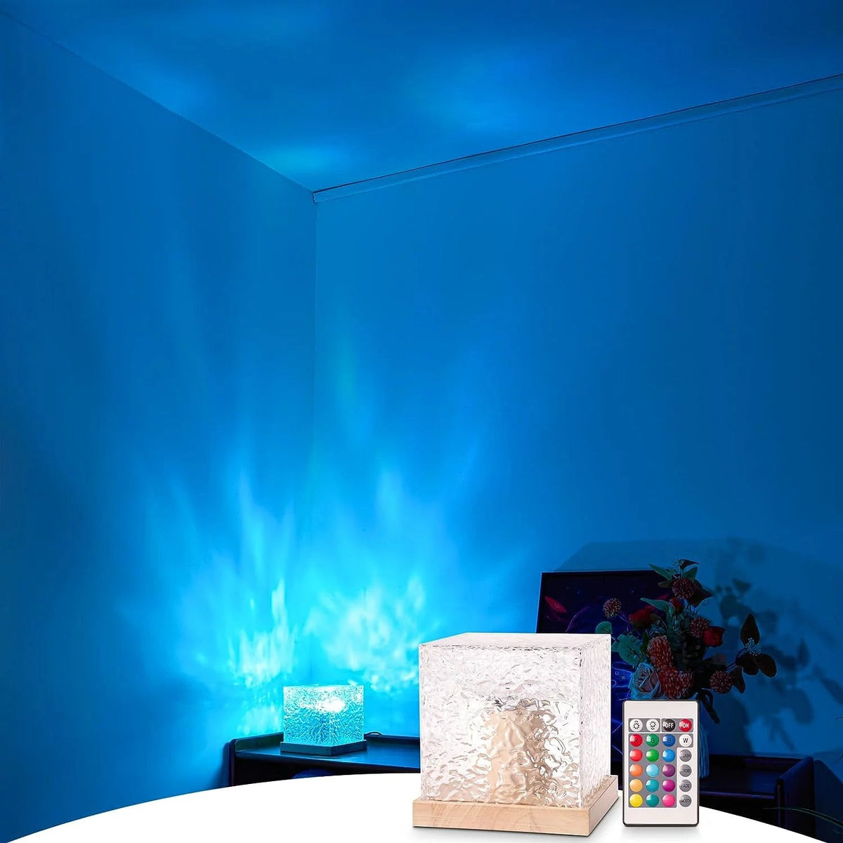 Galaxy LED wave projector night light