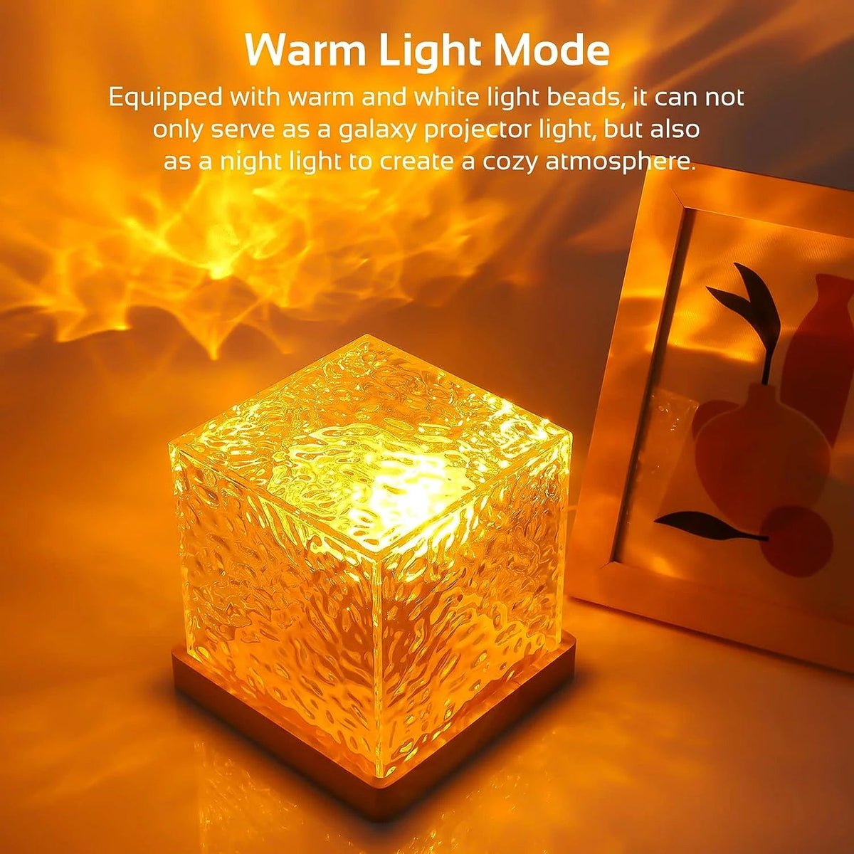 Galaxy LED wave projector night light