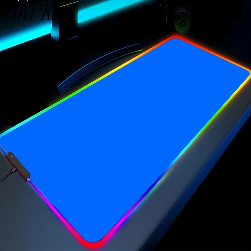 RGB ergonomic gaming desk mat