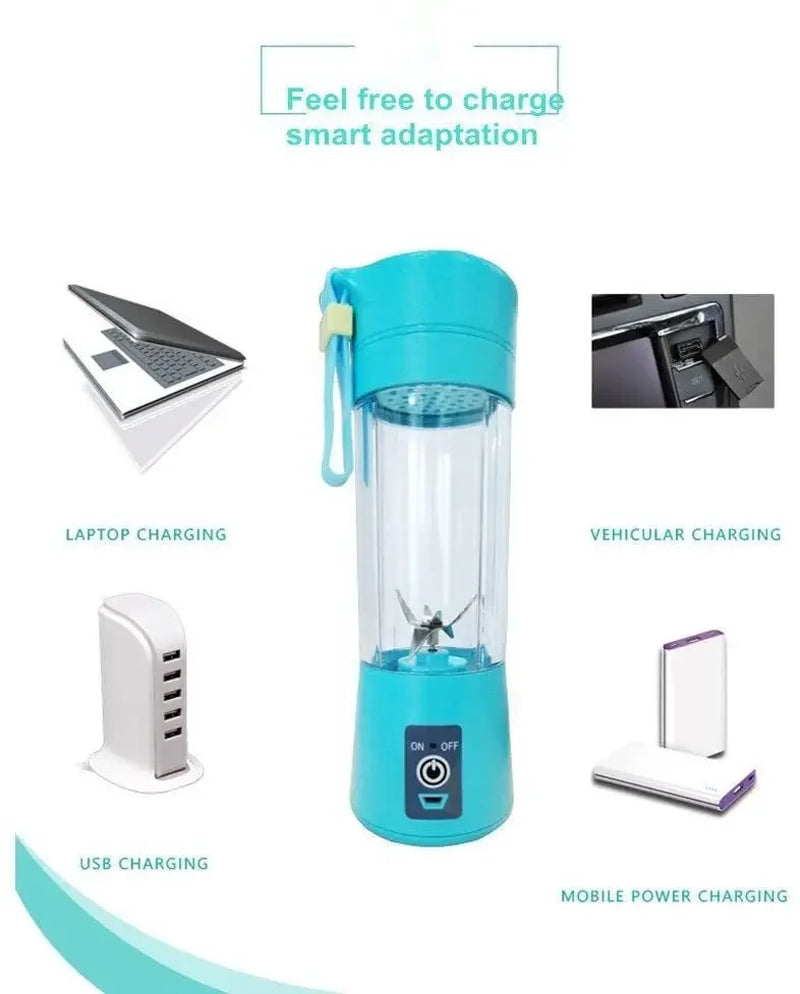Portable electric smoothie blender