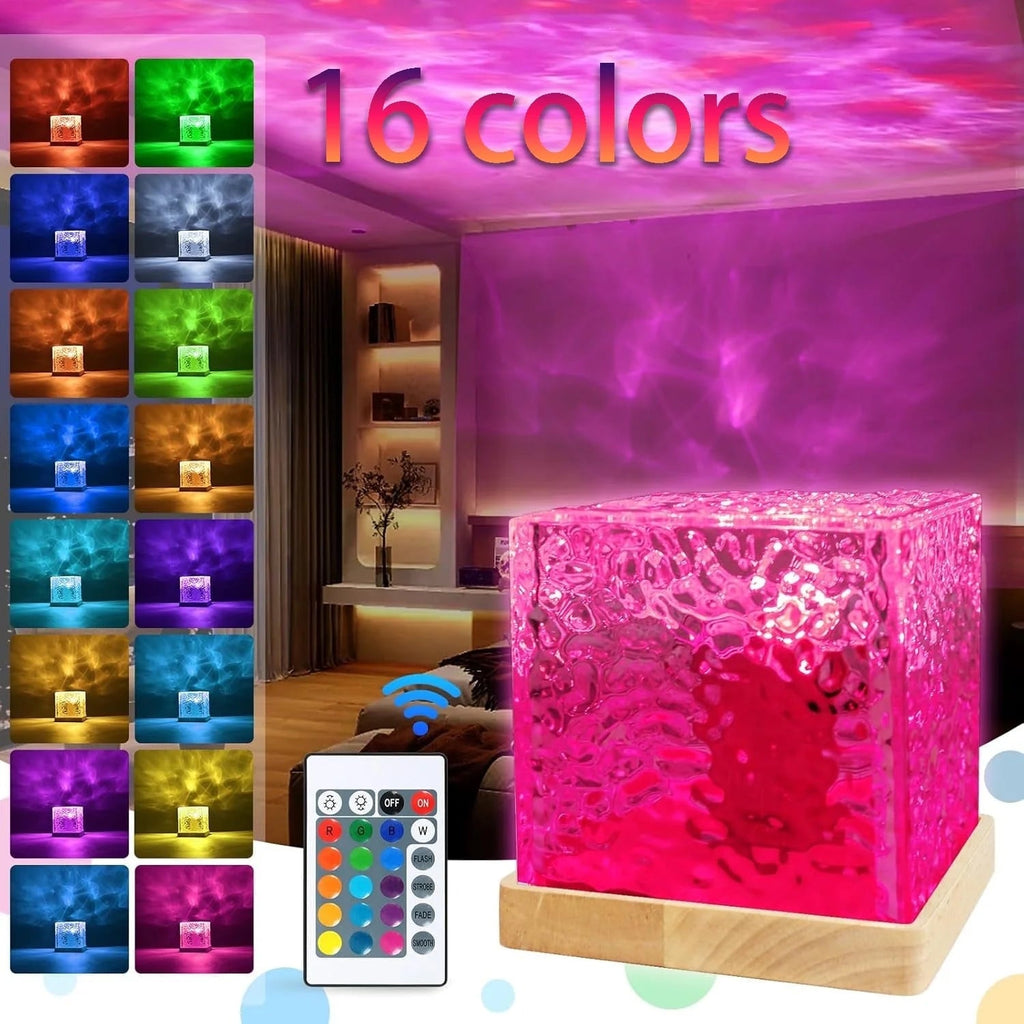 Galaxy LED wave projector night light