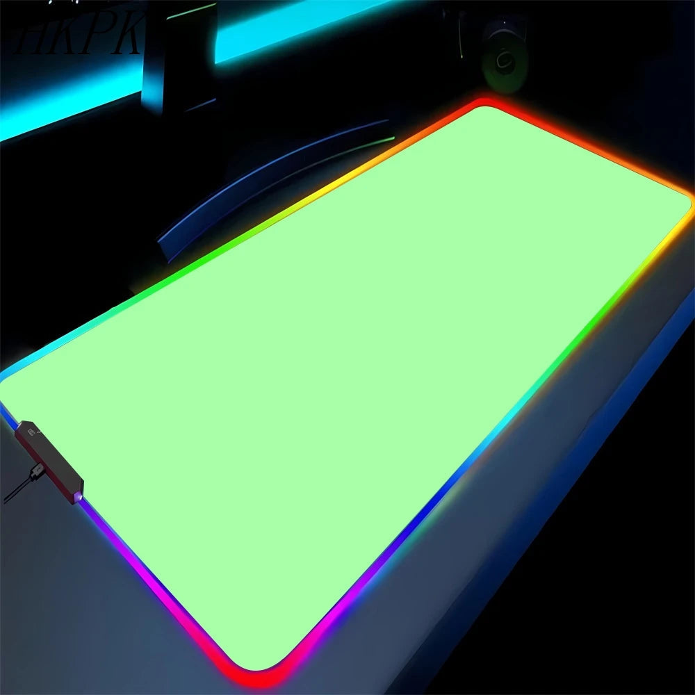RGB ergonomic gaming desk mat