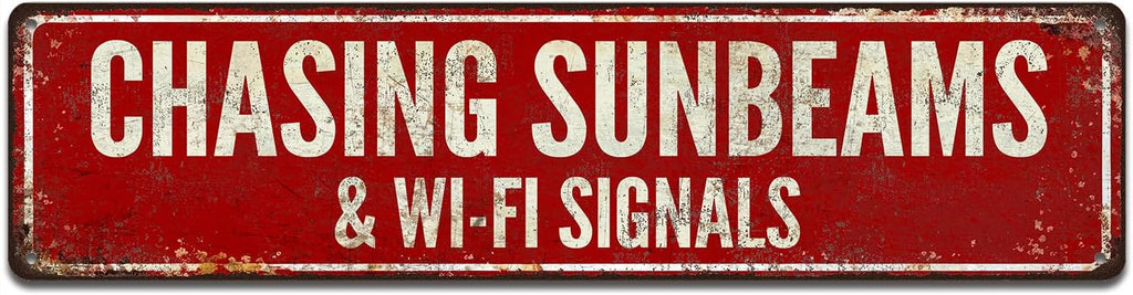 Vintage Typography Wall Art Sign