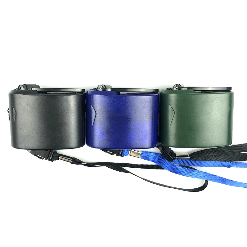Hand-crank emergency phone charger