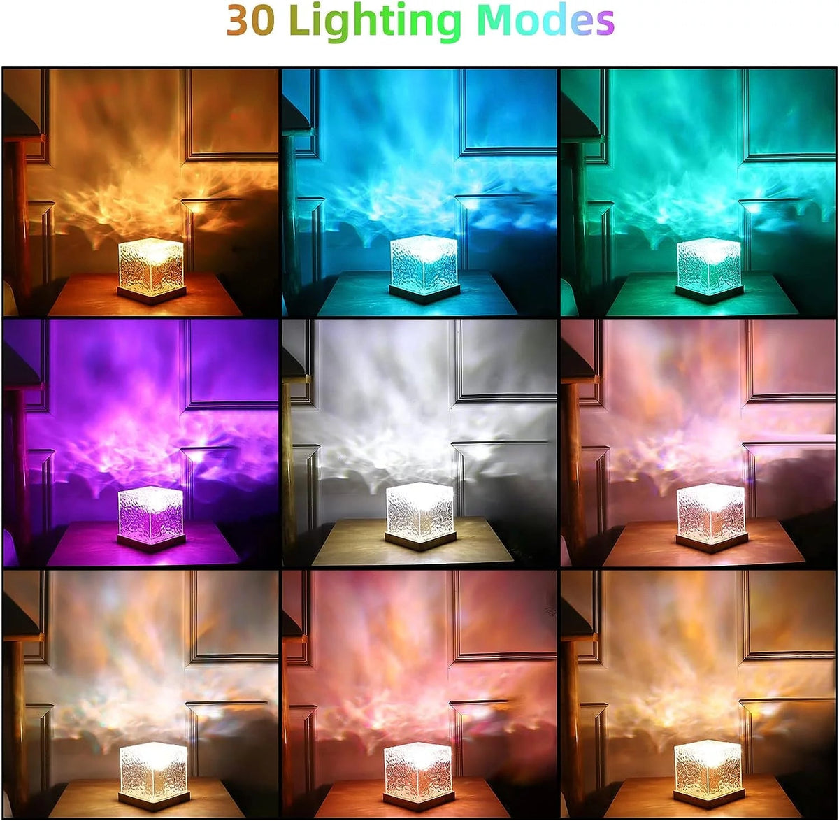 Galaxy LED wave projector night light