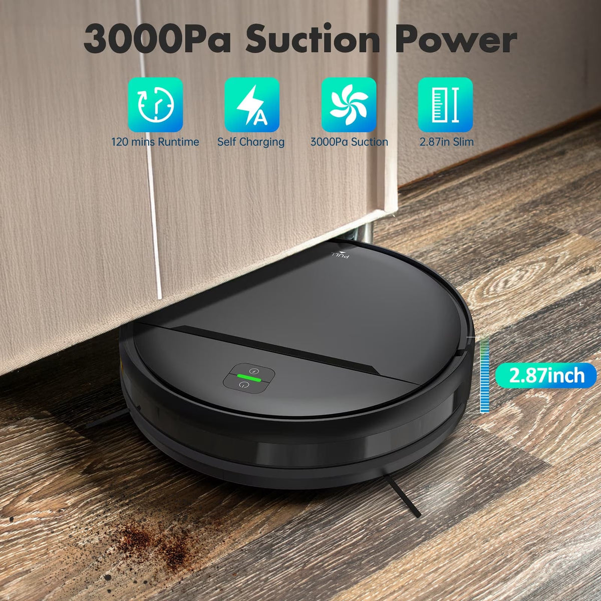 Robotic vacuum and mop combo