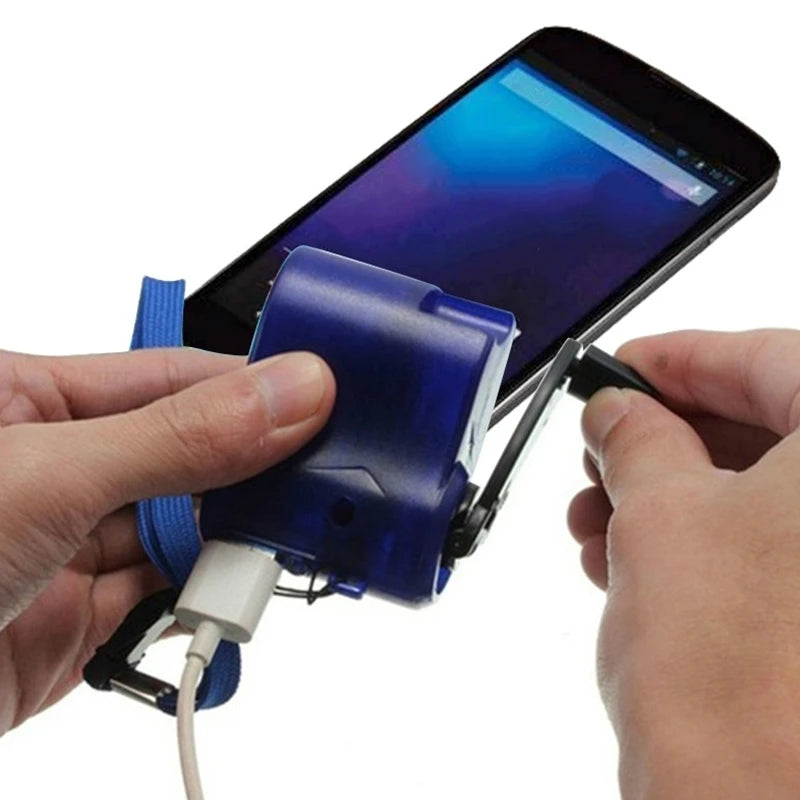 Portable Hand-Crank Phone Charger
