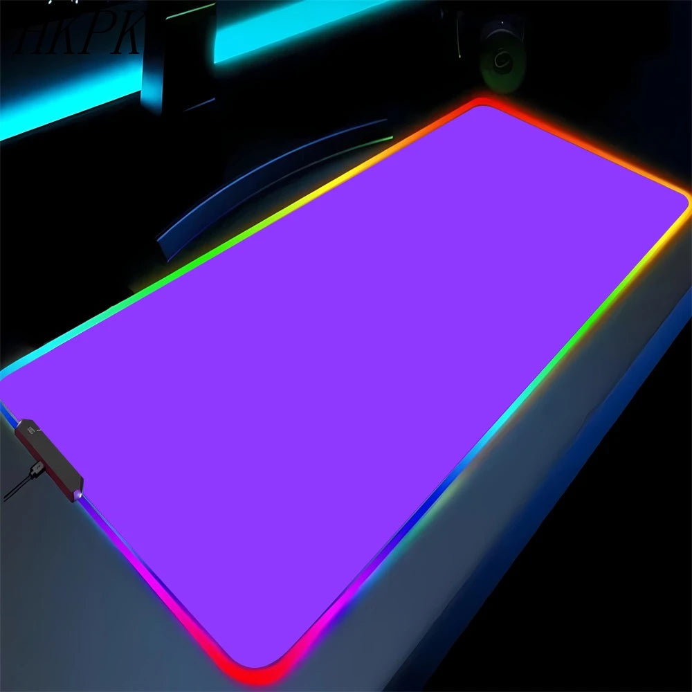 RGB ergonomic gaming desk mat