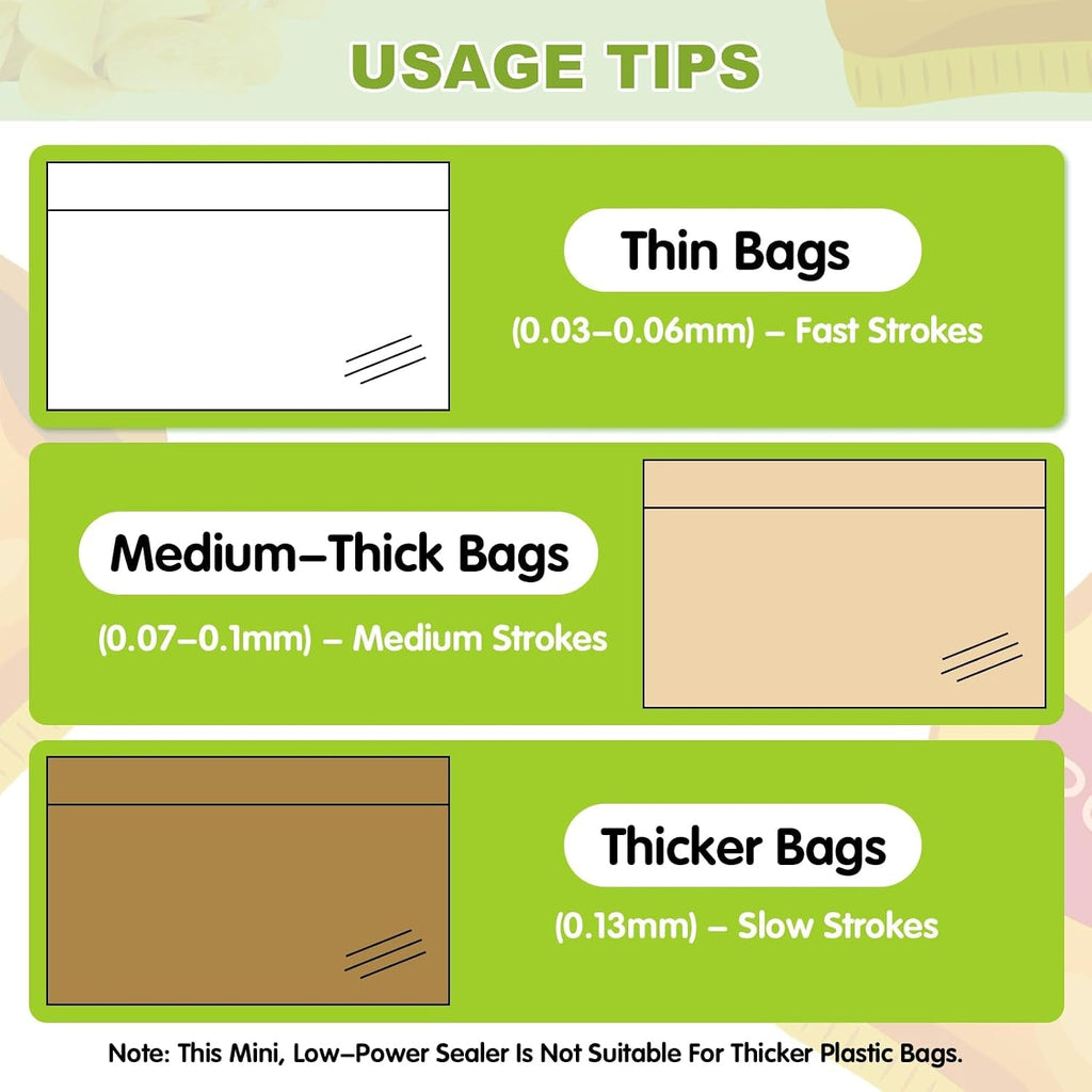 Mini rechargeable bag sealer