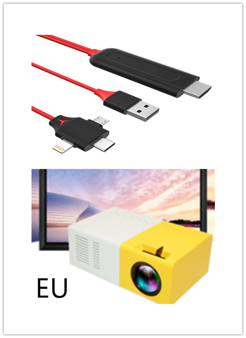 Portable mini HD projector