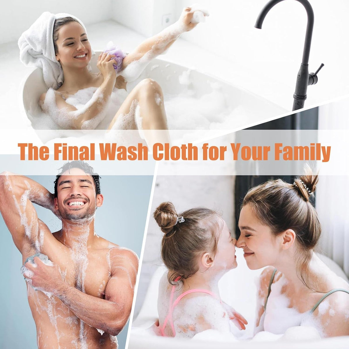African net sponge exfoliating bath scrubber