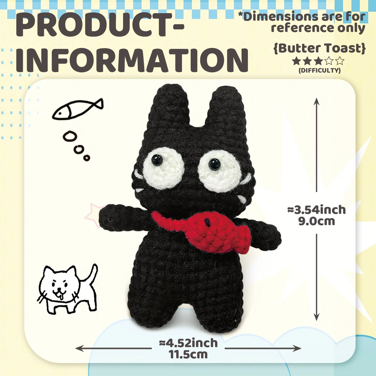 DIY amigurumi crochet kit