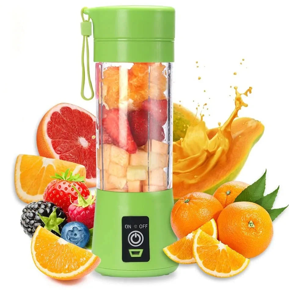 Portable electric smoothie blender