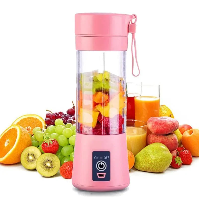 Portable electric smoothie blender
