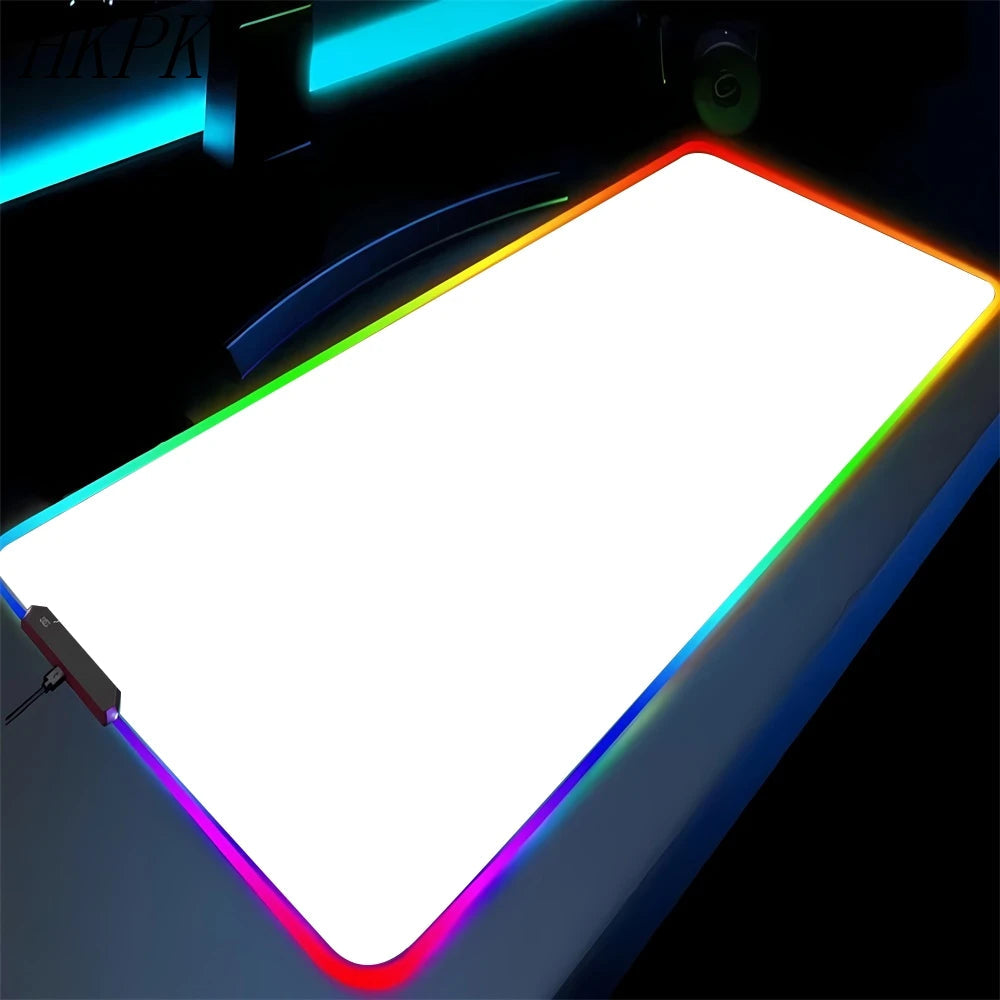 RGB ergonomic gaming desk mat