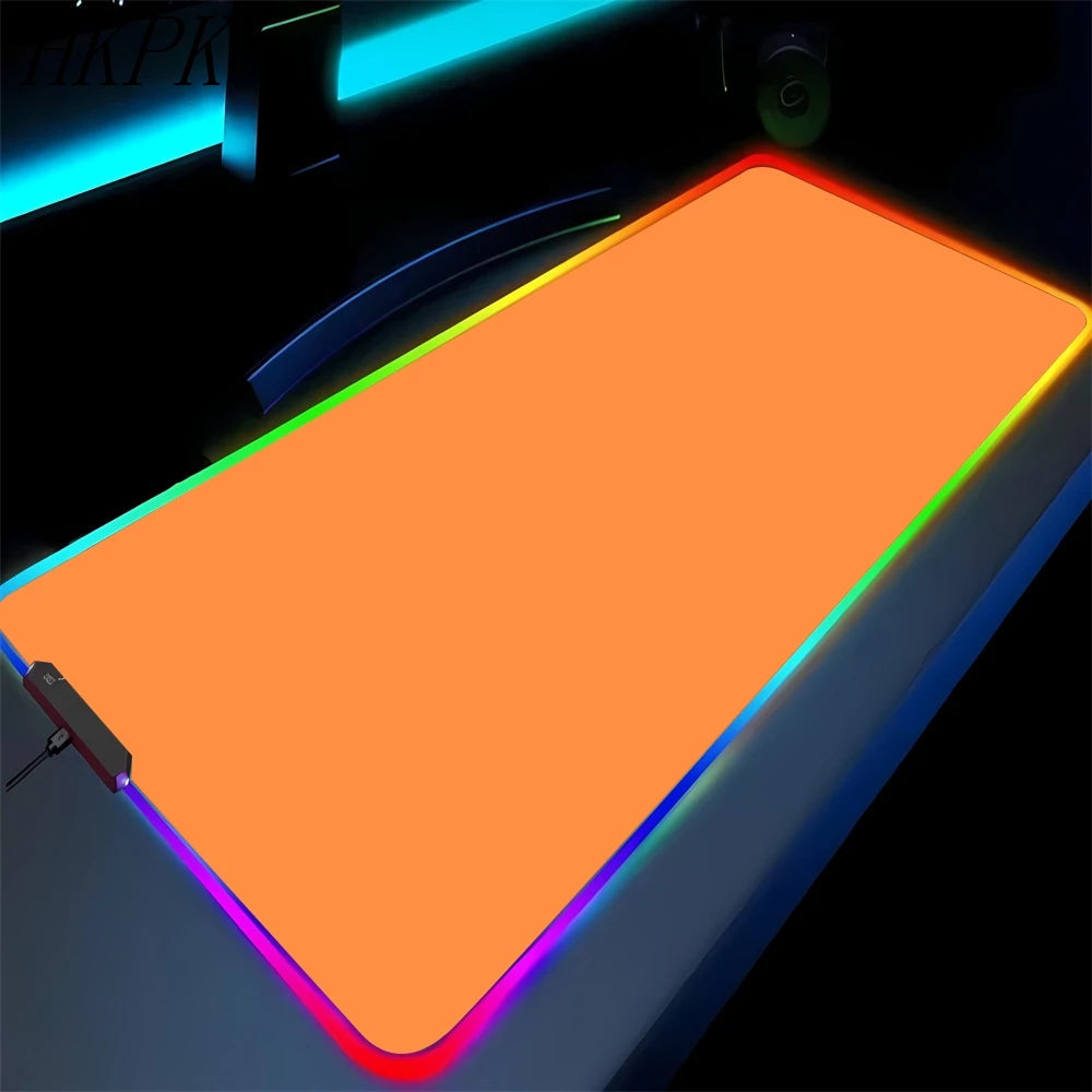 RGB ergonomic gaming desk mat