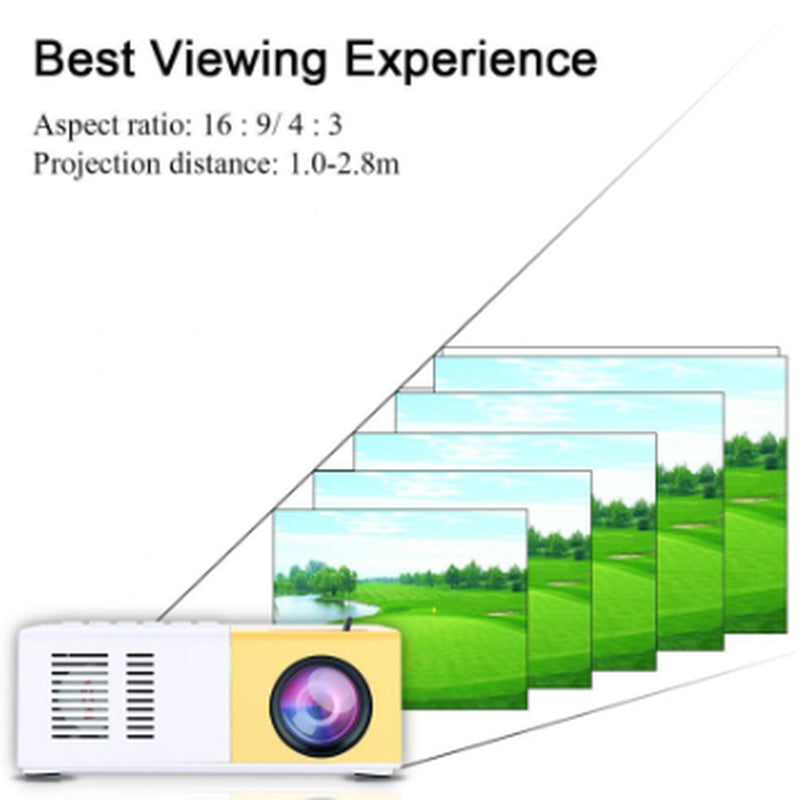 Portable mini HD projector