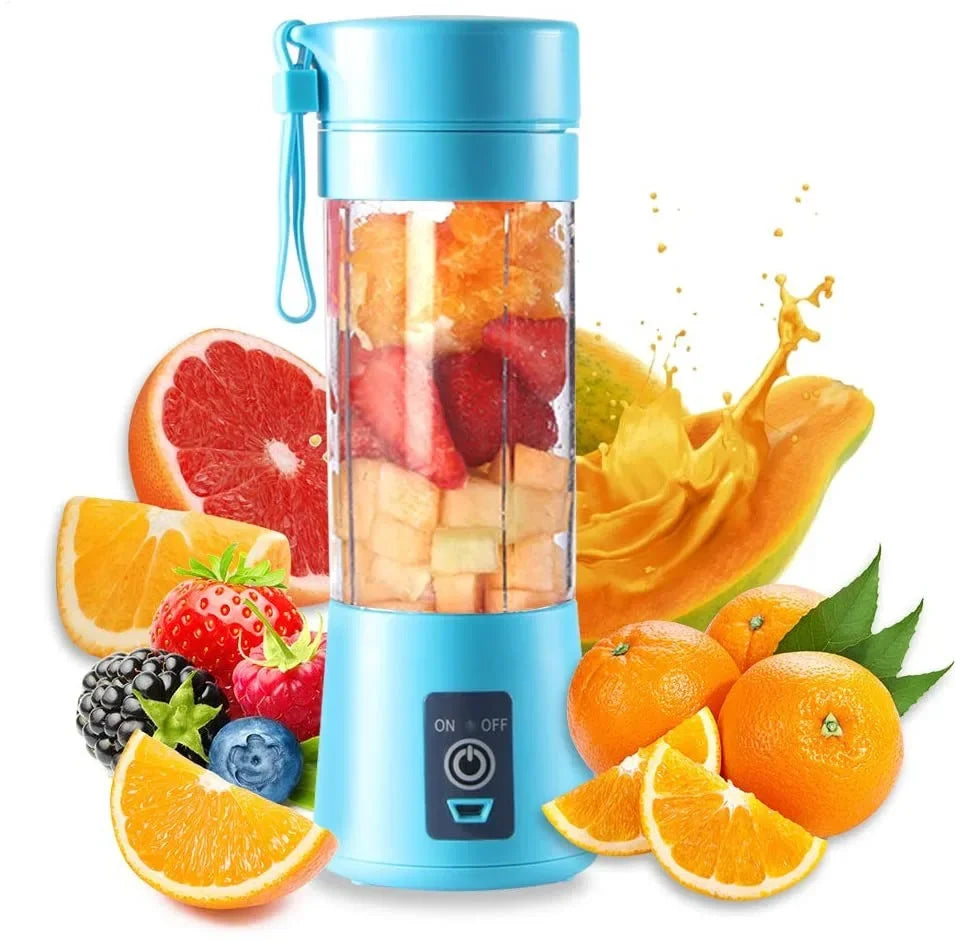 Portable electric smoothie blender