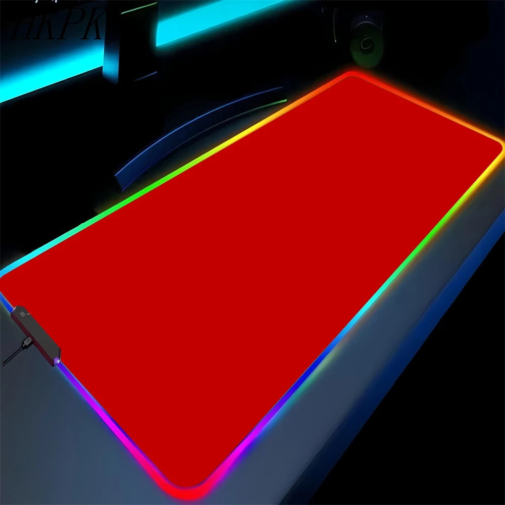 RGB ergonomic gaming desk mat