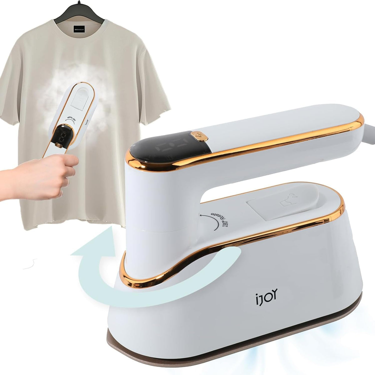 Portable handheld garment steamer