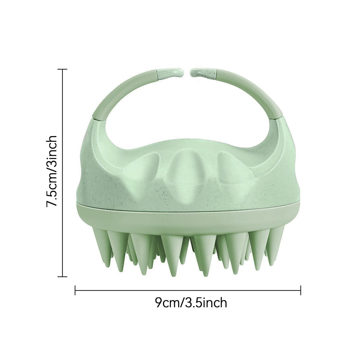 Silicone scalp massager shampoo brush